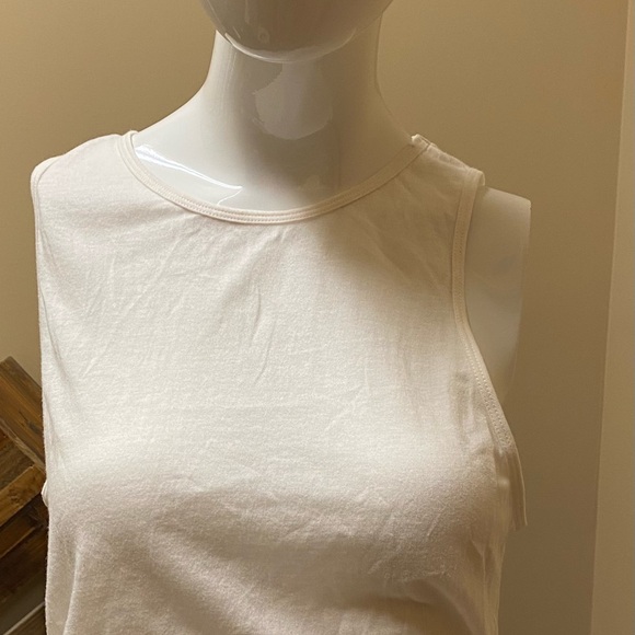 Express Ladies Side Tie White Tank Top NWT $24.95 - Picture 2 of 3